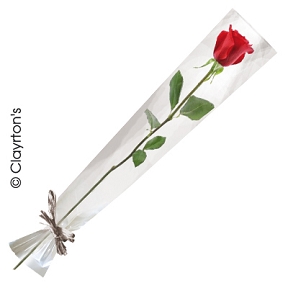 Etui a rose blanc 16 x 80 cm (x 100)