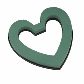 Coeur base plastique (oasis) 22cm x4