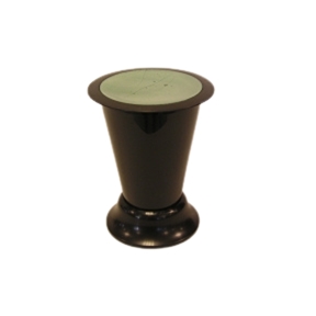 Vase cone lesté