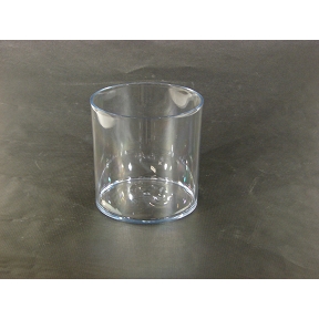 Vase plexiglas transparent ø 15 cm, ht 15 cm