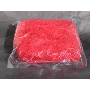 Sisal (300 g) rouge  