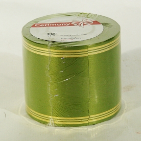 Ruban deuil lame vert mousse 80 mm x 50 m 