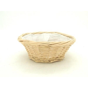 Panier rond osier blanc ø 30 cm  