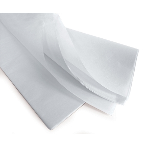 Rame mousseline blanc 75 cm x 50 cm (240 feuilles) 