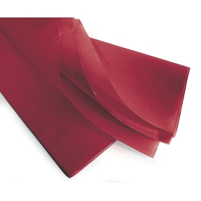 Rame mousseline bordeaux 75 cm x 50 cm (240 feuilles) 