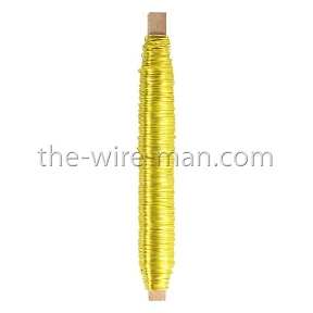 Bobine fil couleur jaune 50 m, 100 grs 