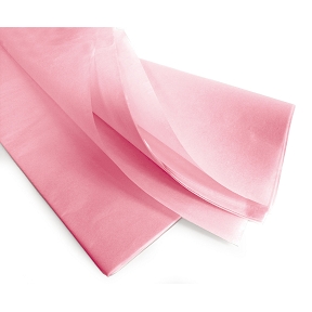 Rame mousseline rose 75 cm x 50 cm (240 feuilles) 