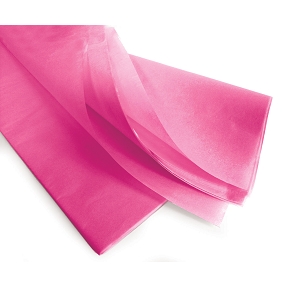 Rame mousseline fuchsia 75 cm x 50 cm (240 feuilles) 