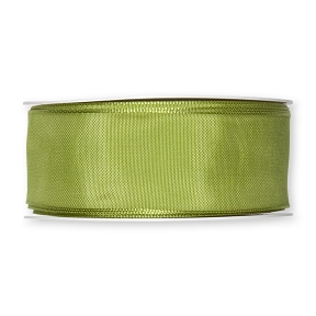 Ruban taffetas uni vert 40 mm x 25 m 