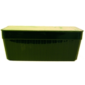 Jardiniere lestee verte 30 cm