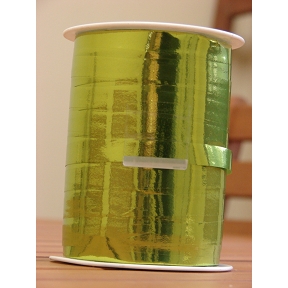 Bolduc miroir vert pomme 10 mm x 250 m