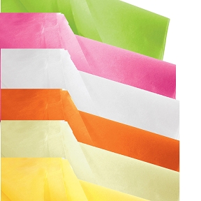 Rame mousseline panache 6 couleurs 75 cm x 50 cm (240 feuilles) 