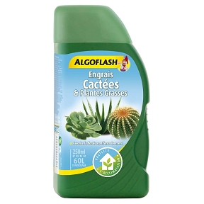 Engrais algoflash cactees,plantes grasses 250 ml 