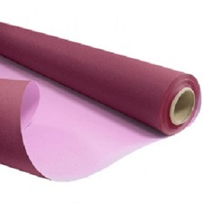 Bobine kraft duo rose-parme 0.80 m x 40 m