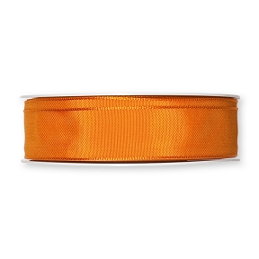 Ruban taffetas uni orange 25 mm x 25 m 