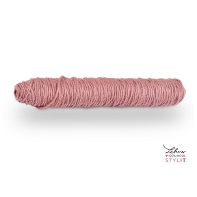 CORDELETTE LAINE VIEUX ROSE 5MM X 55M 