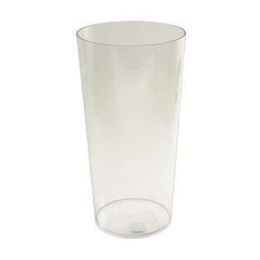 Vase plexiglas transparent ø 20 cm , ht 48 cm