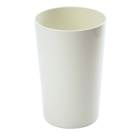 Vase plexiglas blanc ø 18 cm , ht 35 cm 