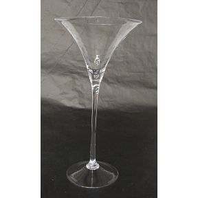 Coupe verre martini ø 25cm ht 50cm