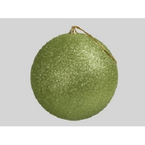 Boule noel pailletée vert sapin Ø 250 MM