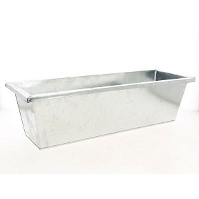 Jardiniere zinc 50 x 15 , ht 15 cm  