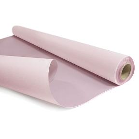 Bobine kraft duo rose-poudre 0.80 m x 40 m