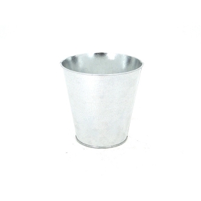 Pot zinc ø 15 cm, ht 15 cm