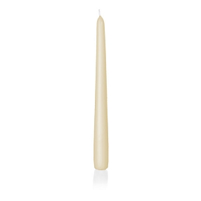 Bougie flambeau ivoire ht 25 (x 12) 