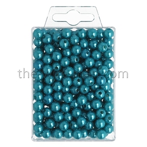 Perles turquoise ø 8 mm ( x250) 