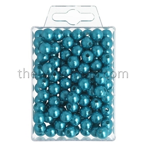 Perles turquoise ø 10 mm (x115) 