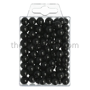 Perles noire ø 10 mm (x115) 