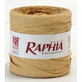 Raphia synthetique ecru 200m