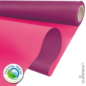 Bobine clayrane duo mat fuchsia-prune 0.80 m x 40 m 