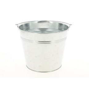 Seau zinc ø 17 ht 14cm