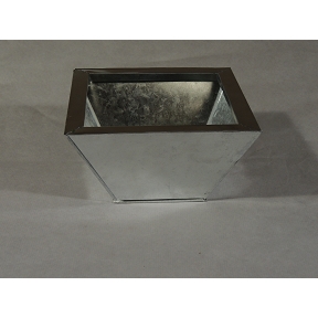 Coupe zinc 24.5 x 24.5 ht 14cm