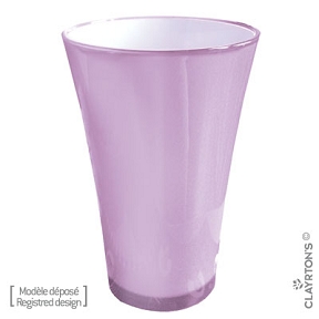 Vase fizzy parme ht 45 cm 