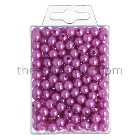 Perles violet ø 8 mm ( x250) 