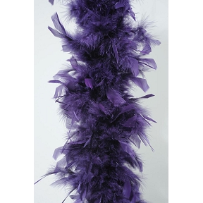 Guirlande plumes violet 184cm 