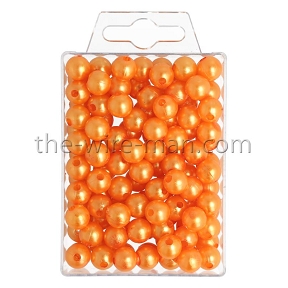 Perles orange ø 10 mm (x115) 