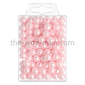 Perles rose ø 10 mm (x115) 