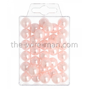 Perles rose ø 14 mm (x 35) 