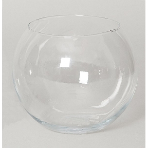 Vase verre boule   Ø 13 CM, HT 10 CM