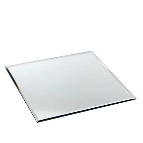 Plateau miroir 25 x 25 cm