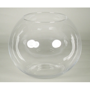 Vase verre boule Ø 25 CM, HT 20 CM