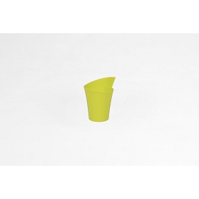 Pot mini + ventouse vert ø6.5 ht 9cm