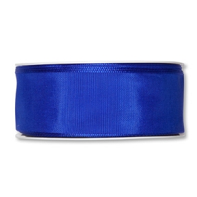 Ruban taffetas uni bleu roi 40mm x 25m