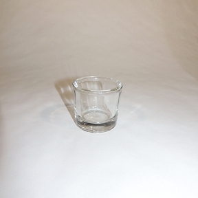 Vase verre cylindre ø 6.5 ht 6 cm