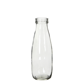 Bouteille verre ø 7cm ht 21cm