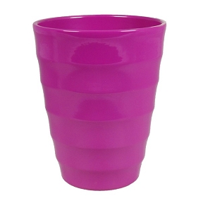 CACHE-POT ORCHIDEE RIBBEL FUCHSIA Ø14 HT 17CM