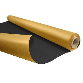 Bobine kraft duo noir-or 0.80 x 40m